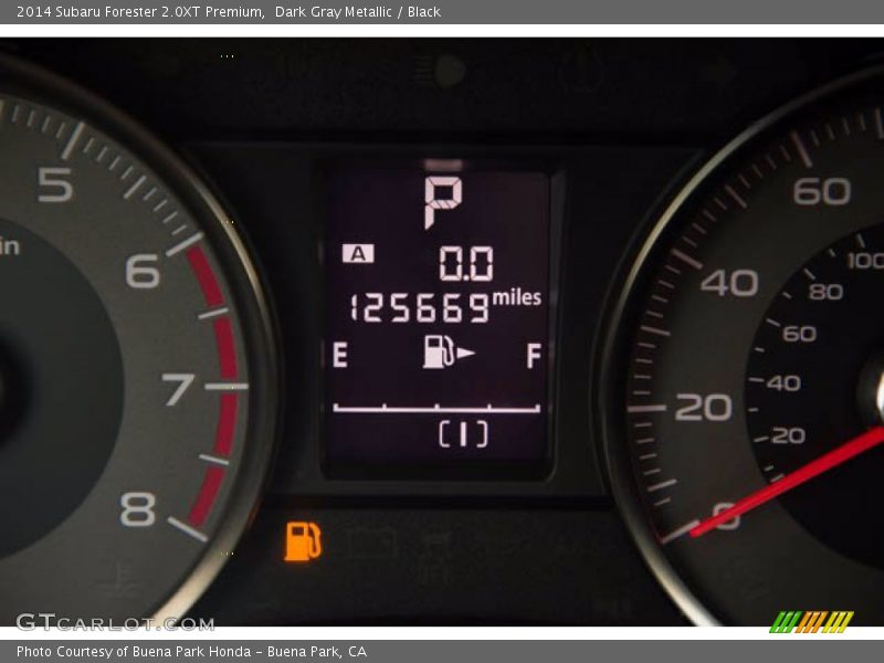 Dark Gray Metallic / Black 2014 Subaru Forester 2.0XT Premium