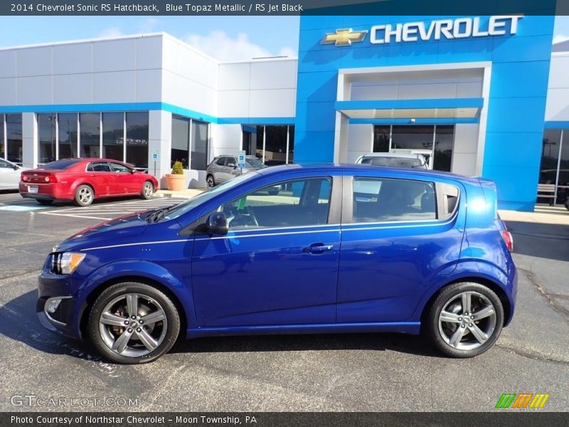  2014 Sonic RS Hatchback Blue Topaz Metallic