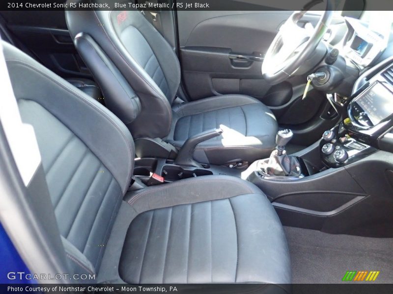 Front Seat of 2014 Sonic RS Hatchback