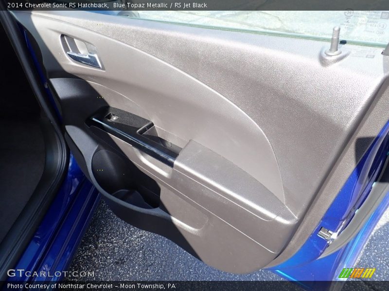 Blue Topaz Metallic / RS Jet Black 2014 Chevrolet Sonic RS Hatchback