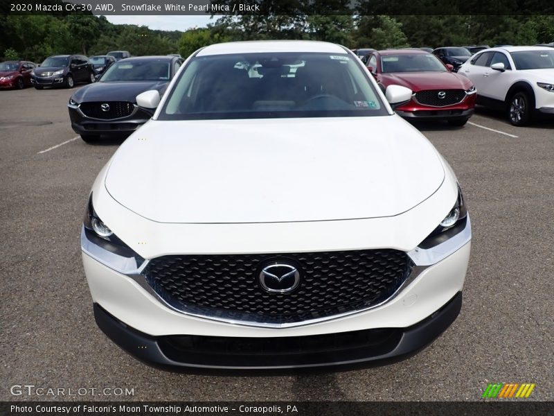 Snowflake White Pearl Mica / Black 2020 Mazda CX-30 AWD