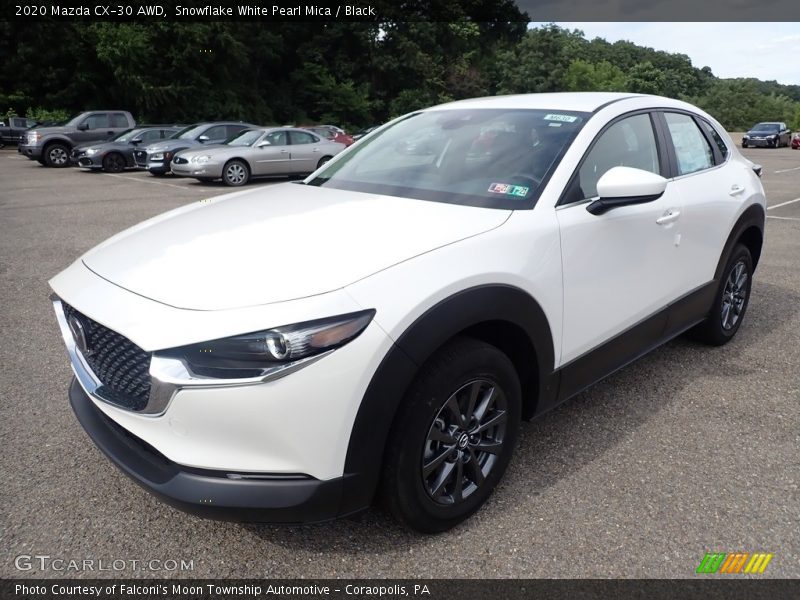 Snowflake White Pearl Mica / Black 2020 Mazda CX-30 AWD