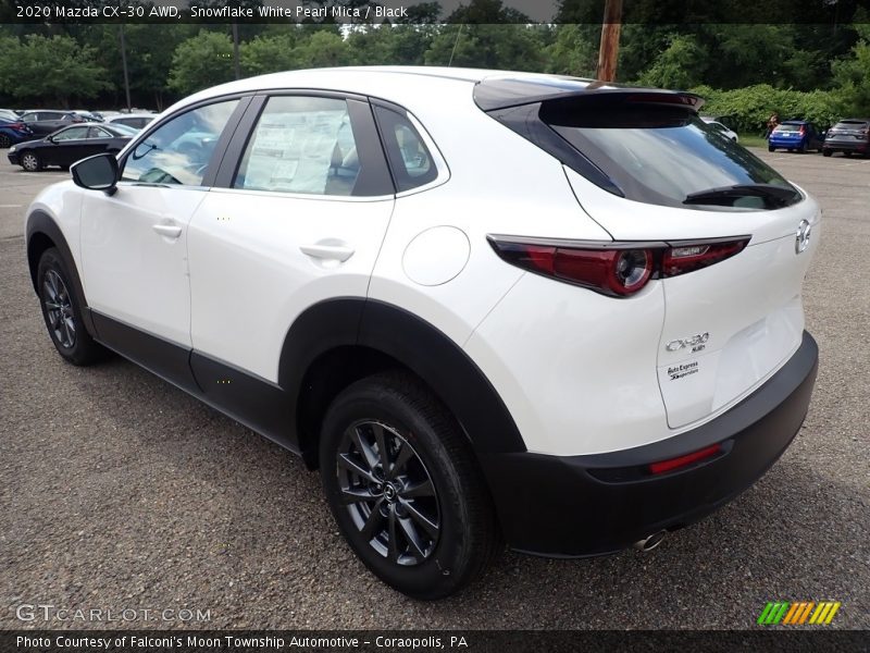Snowflake White Pearl Mica / Black 2020 Mazda CX-30 AWD
