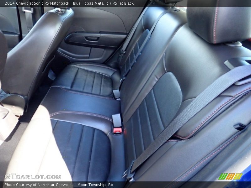 Rear Seat of 2014 Sonic RS Hatchback