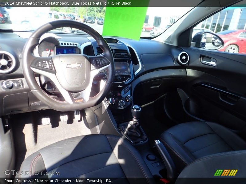  2014 Sonic RS Hatchback RS Jet Black Interior