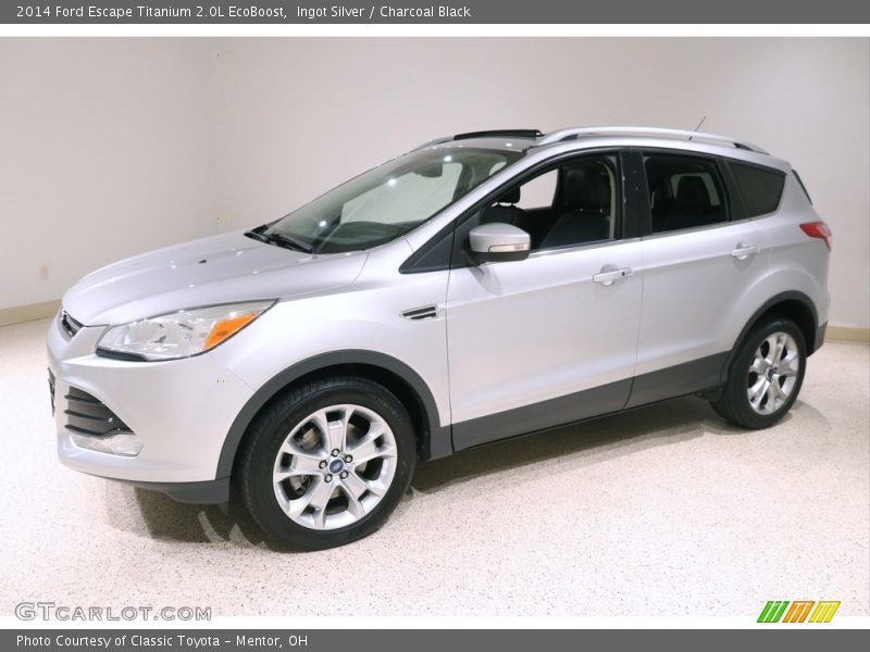 Ingot Silver / Charcoal Black 2014 Ford Escape Titanium 2.0L EcoBoost