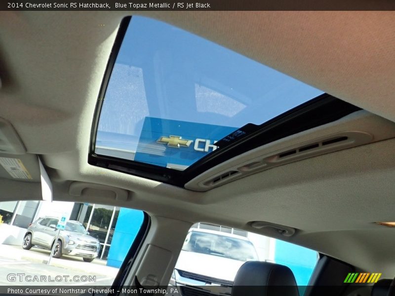 Sunroof of 2014 Sonic RS Hatchback