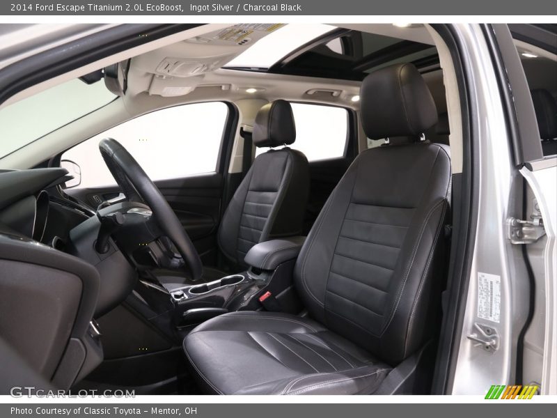 Ingot Silver / Charcoal Black 2014 Ford Escape Titanium 2.0L EcoBoost