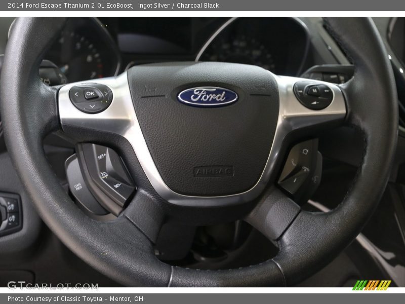 Ingot Silver / Charcoal Black 2014 Ford Escape Titanium 2.0L EcoBoost