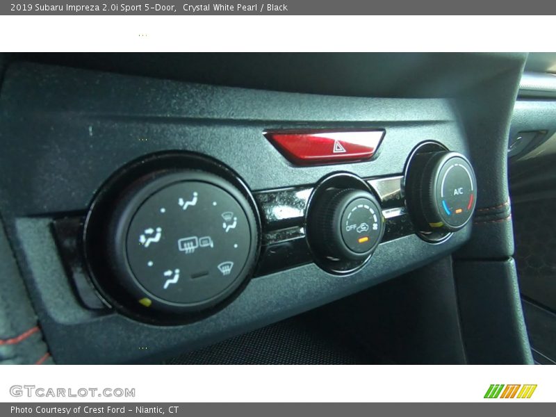 Crystal White Pearl / Black 2019 Subaru Impreza 2.0i Sport 5-Door