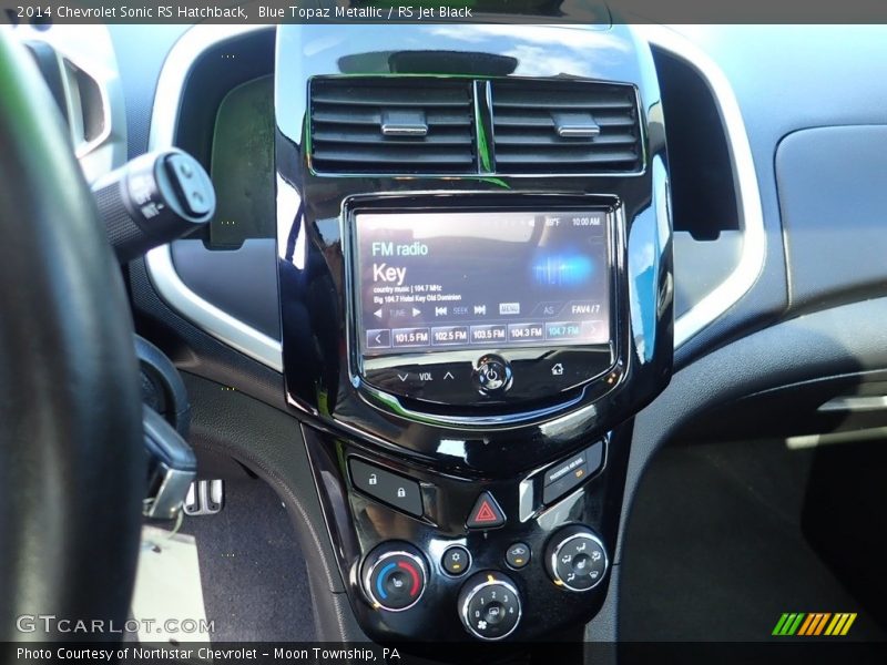 Controls of 2014 Sonic RS Hatchback