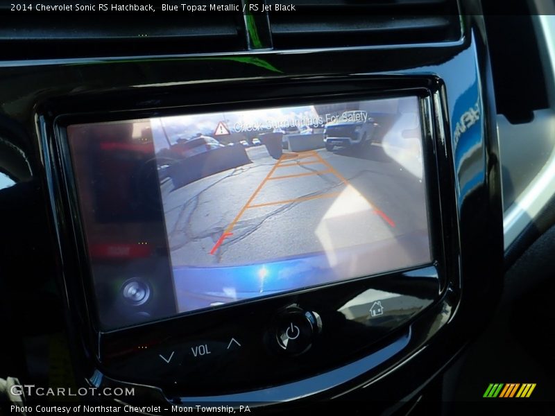 Blue Topaz Metallic / RS Jet Black 2014 Chevrolet Sonic RS Hatchback