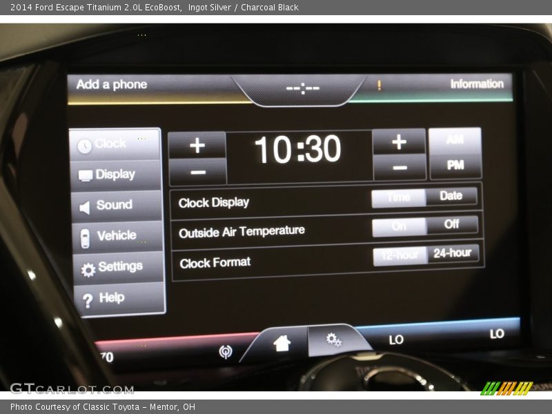 Ingot Silver / Charcoal Black 2014 Ford Escape Titanium 2.0L EcoBoost