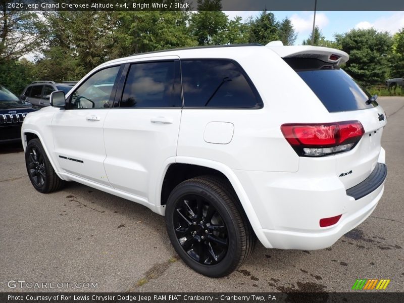 Bright White / Black 2020 Jeep Grand Cherokee Altitude 4x4