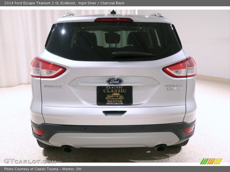 Ingot Silver / Charcoal Black 2014 Ford Escape Titanium 2.0L EcoBoost