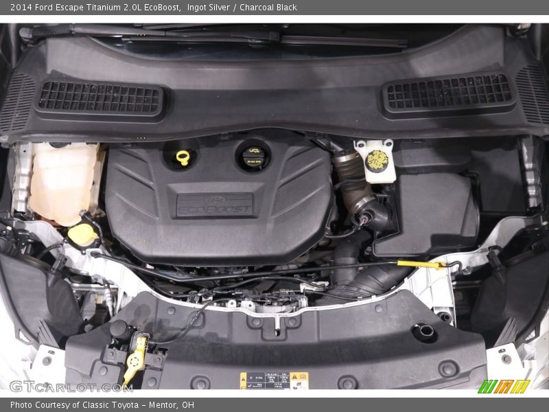 Ingot Silver / Charcoal Black 2014 Ford Escape Titanium 2.0L EcoBoost