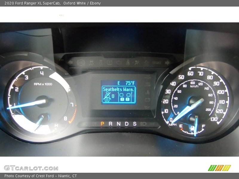 Oxford White / Ebony 2020 Ford Ranger XL SuperCab