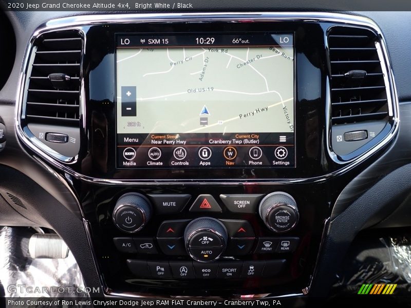Bright White / Black 2020 Jeep Grand Cherokee Altitude 4x4
