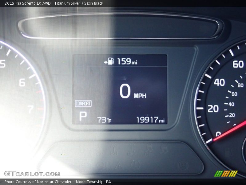 Titanium Silver / Satin Black 2019 Kia Sorento LX AWD