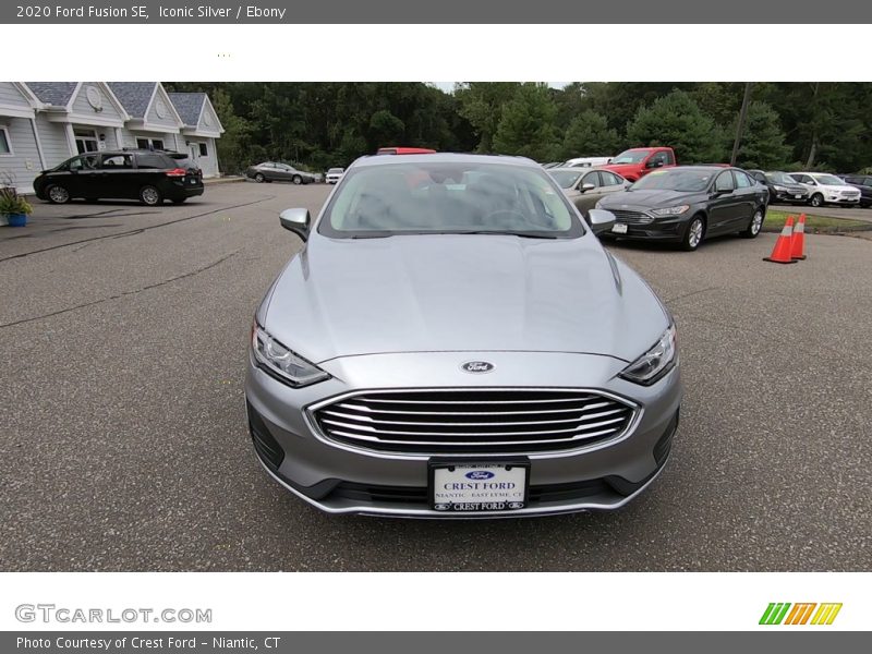 Iconic Silver / Ebony 2020 Ford Fusion SE