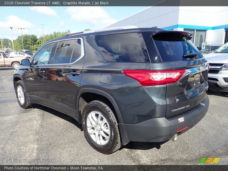 Graphite Metallic / Jet Black 2018 Chevrolet Traverse LT AWD