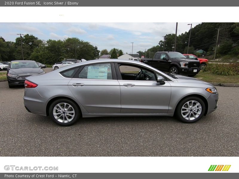 Iconic Silver / Ebony 2020 Ford Fusion SE