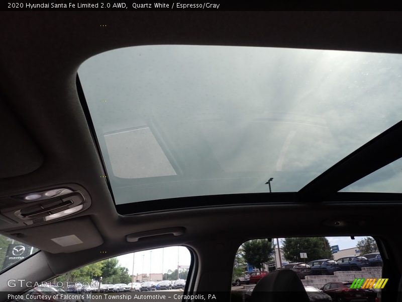 Quartz White / Espresso/Gray 2020 Hyundai Santa Fe Limited 2.0 AWD