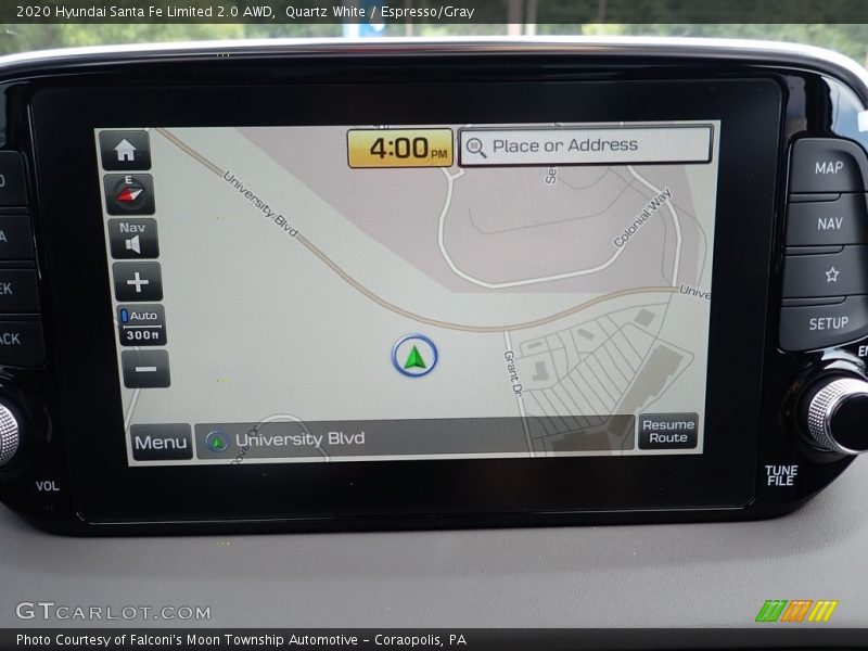 Quartz White / Espresso/Gray 2020 Hyundai Santa Fe Limited 2.0 AWD