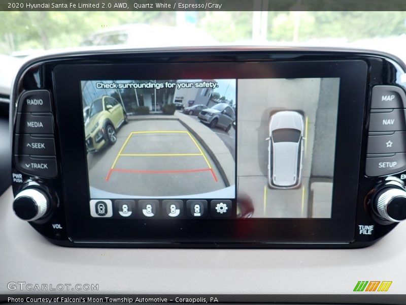 Quartz White / Espresso/Gray 2020 Hyundai Santa Fe Limited 2.0 AWD