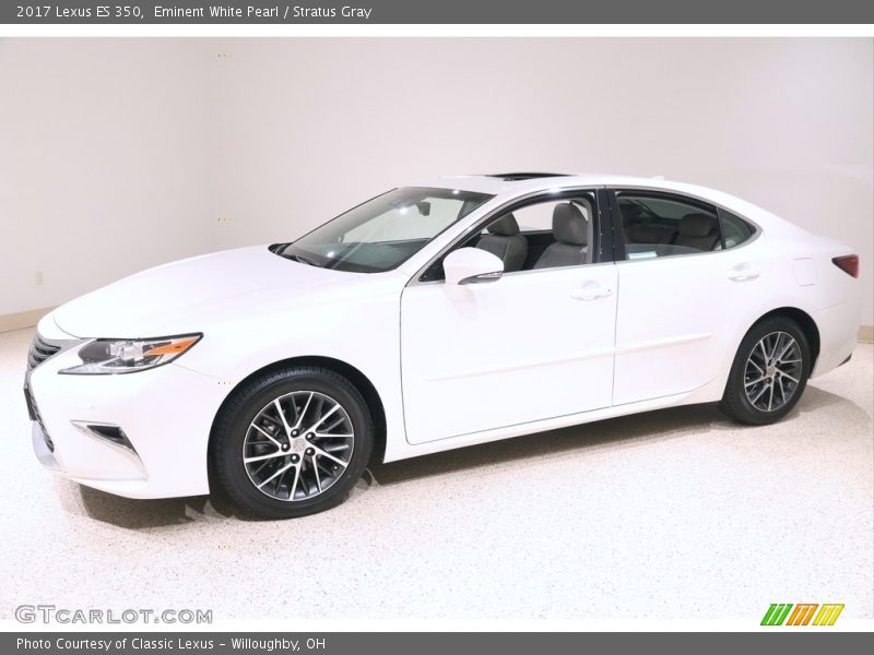 Eminent White Pearl / Stratus Gray 2017 Lexus ES 350