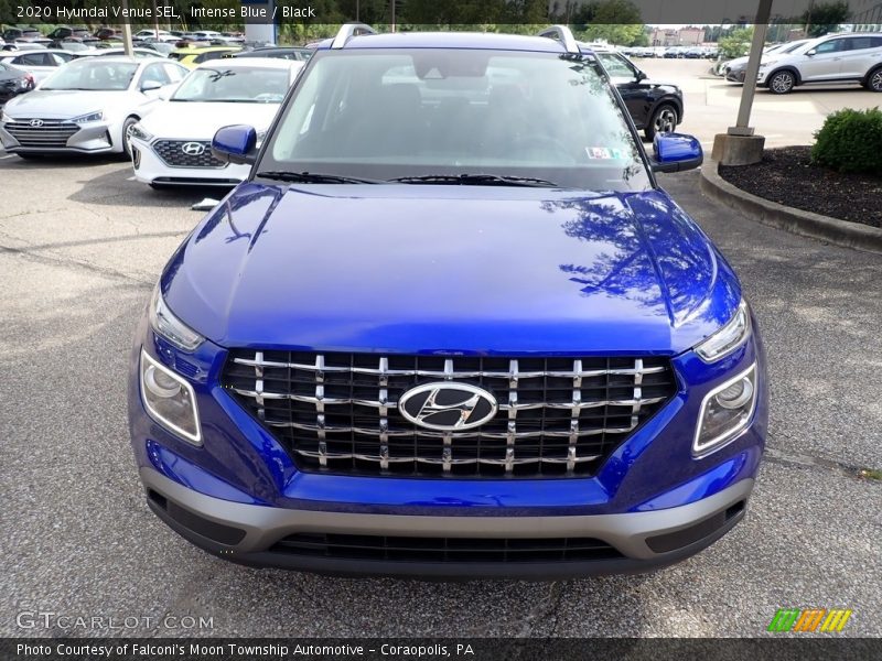 Intense Blue / Black 2020 Hyundai Venue SEL