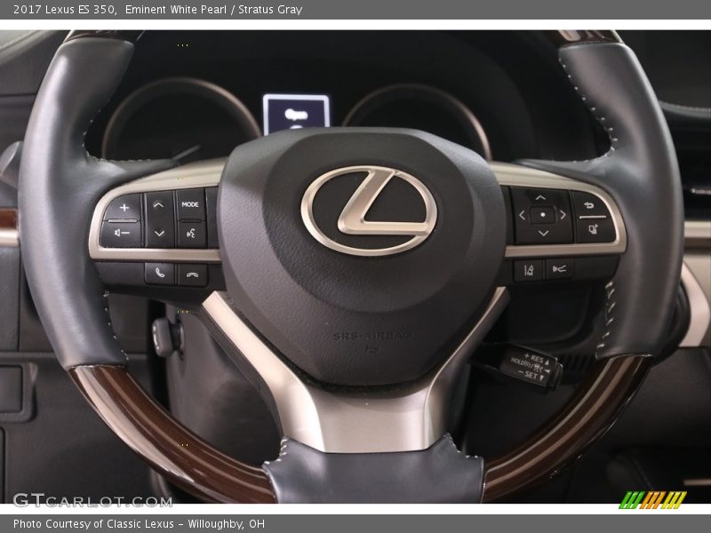 Eminent White Pearl / Stratus Gray 2017 Lexus ES 350