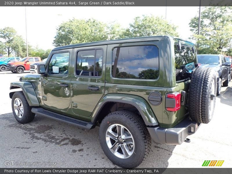 Sarge Green / Dark Saddle/Black 2020 Jeep Wrangler Unlimited Sahara 4x4