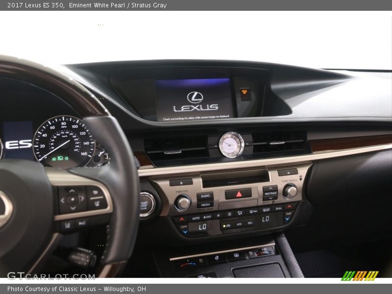 Eminent White Pearl / Stratus Gray 2017 Lexus ES 350