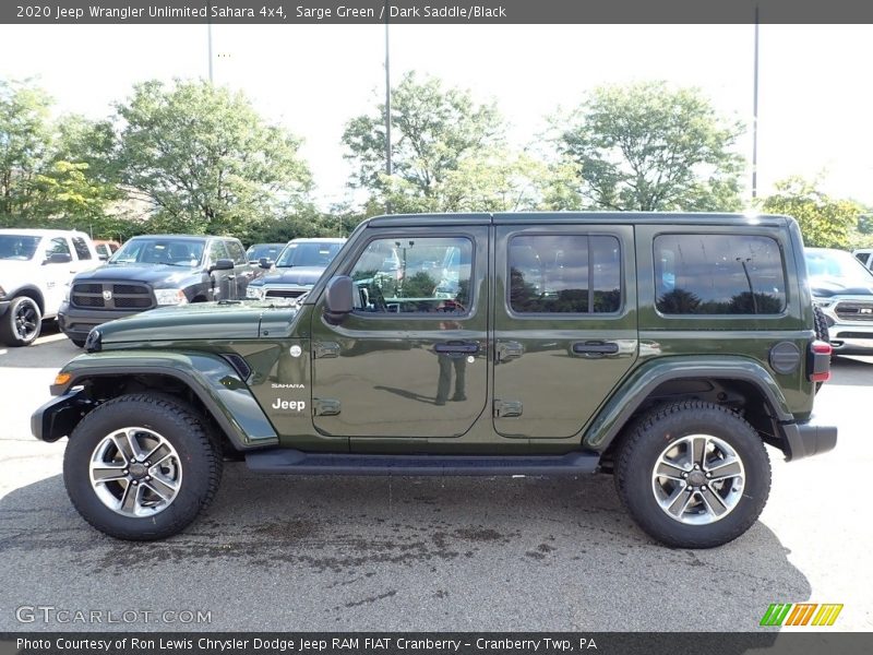 Sarge Green / Dark Saddle/Black 2020 Jeep Wrangler Unlimited Sahara 4x4