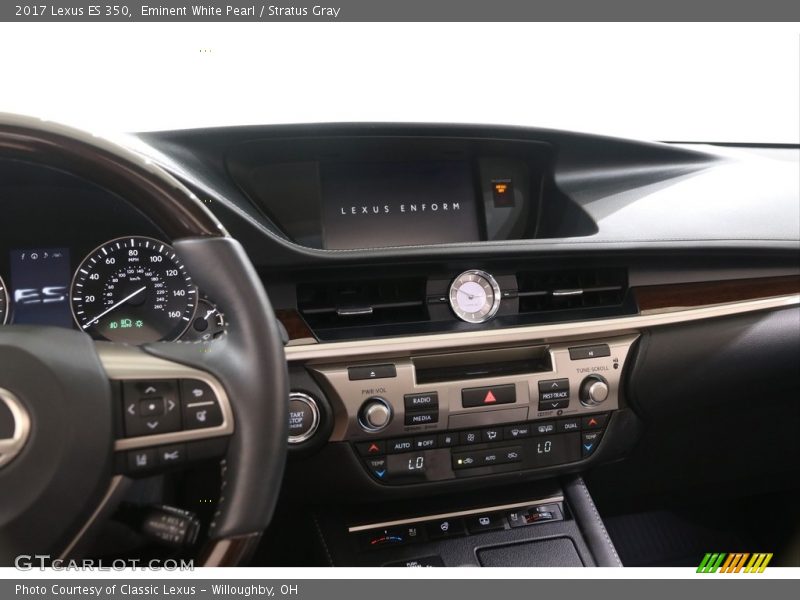 Eminent White Pearl / Stratus Gray 2017 Lexus ES 350