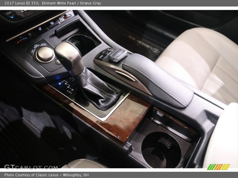 Eminent White Pearl / Stratus Gray 2017 Lexus ES 350