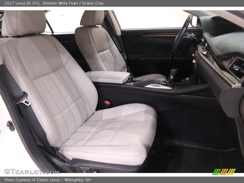 Eminent White Pearl / Stratus Gray 2017 Lexus ES 350