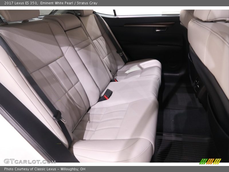 Eminent White Pearl / Stratus Gray 2017 Lexus ES 350