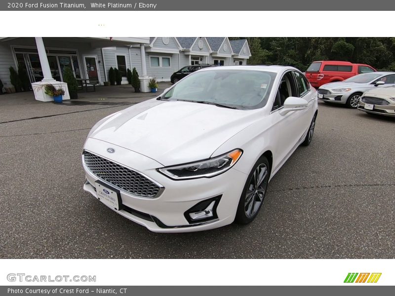 White Platinum / Ebony 2020 Ford Fusion Titanium