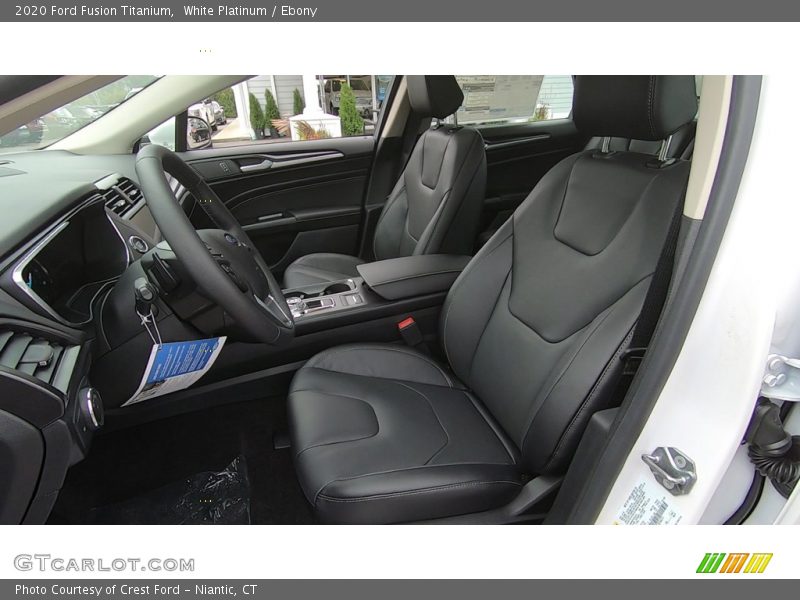 White Platinum / Ebony 2020 Ford Fusion Titanium