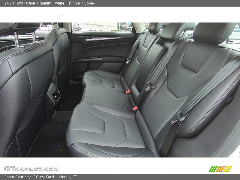 White Platinum / Ebony 2020 Ford Fusion Titanium