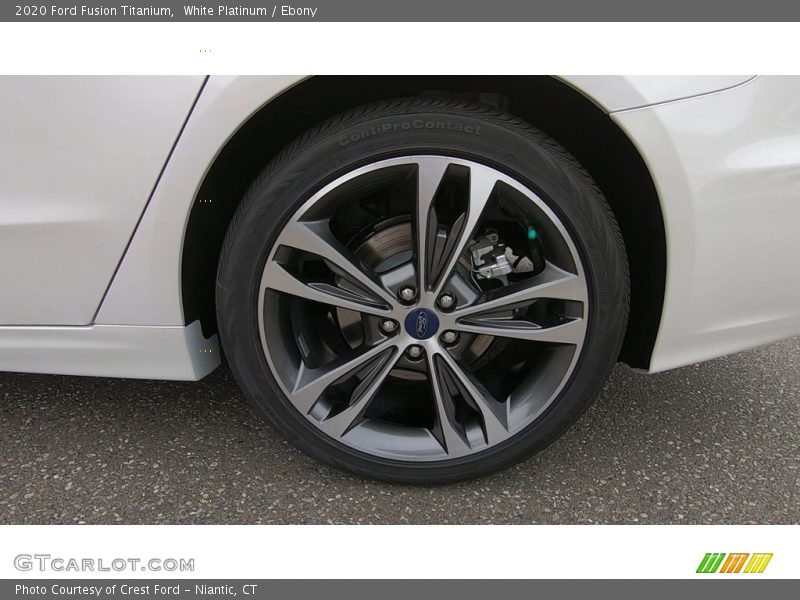 White Platinum / Ebony 2020 Ford Fusion Titanium