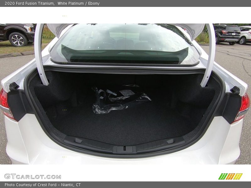 White Platinum / Ebony 2020 Ford Fusion Titanium