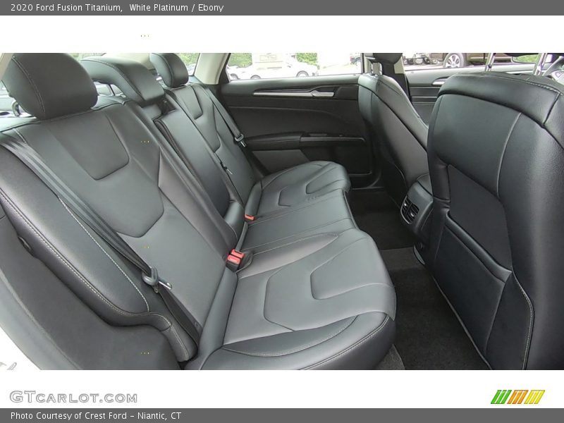 White Platinum / Ebony 2020 Ford Fusion Titanium