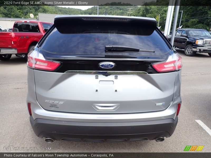 Iconic Silver Metallic / Ebony 2020 Ford Edge SE AWD