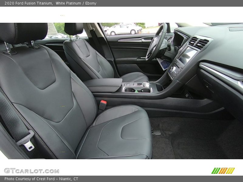 White Platinum / Ebony 2020 Ford Fusion Titanium
