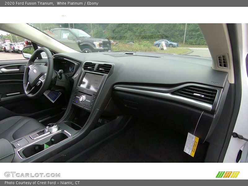 White Platinum / Ebony 2020 Ford Fusion Titanium