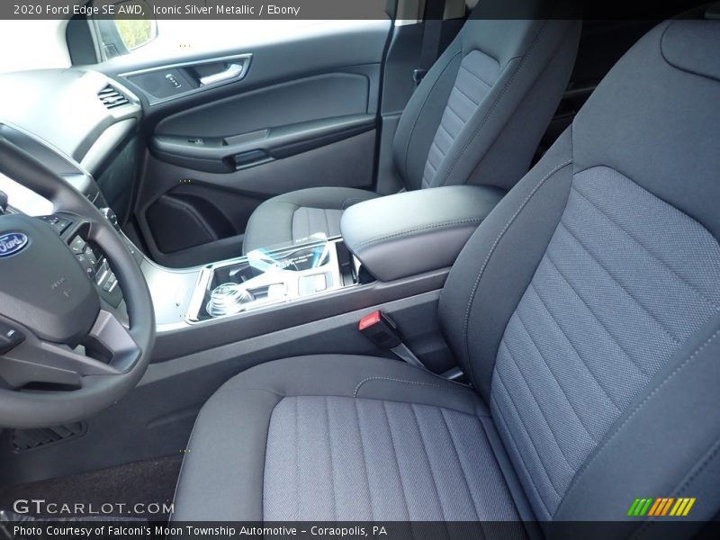 Iconic Silver Metallic / Ebony 2020 Ford Edge SE AWD