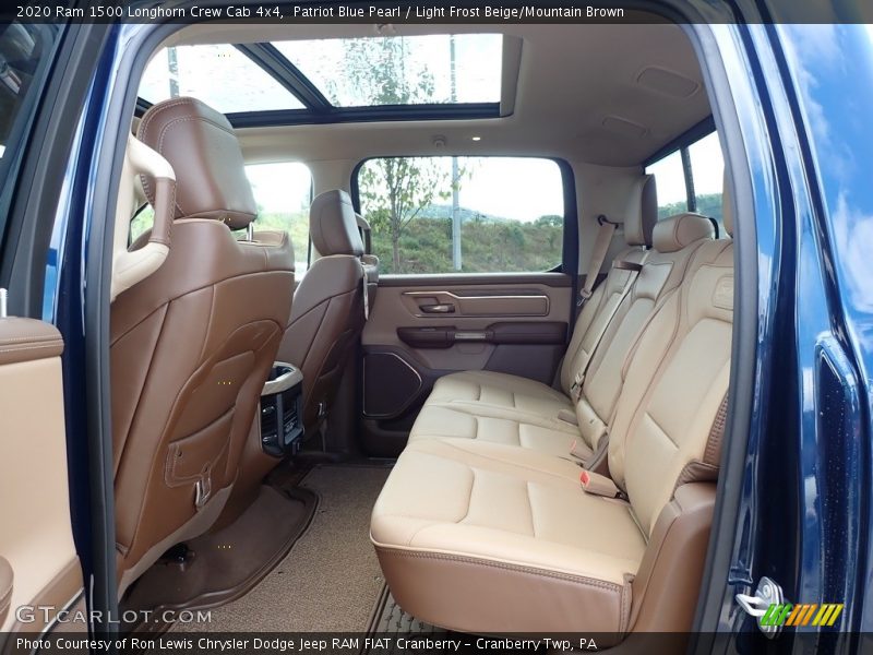 Patriot Blue Pearl / Light Frost Beige/Mountain Brown 2020 Ram 1500 Longhorn Crew Cab 4x4